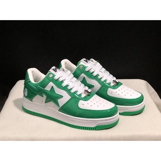 A Bathing Ape (BAPE) BAPE STA LOW รองเท้าผ้าใบที่ทนทาน รองเท้าอินเทรนด์ รองเท้าวิ่งที่สะดวกสบาย