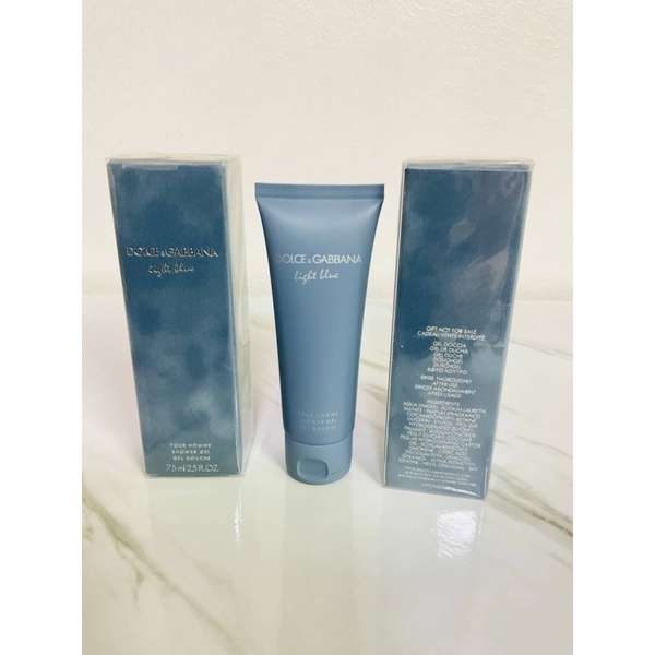 Dolce & Gabbana light blue shower gel 75 ml Shopee Thailand