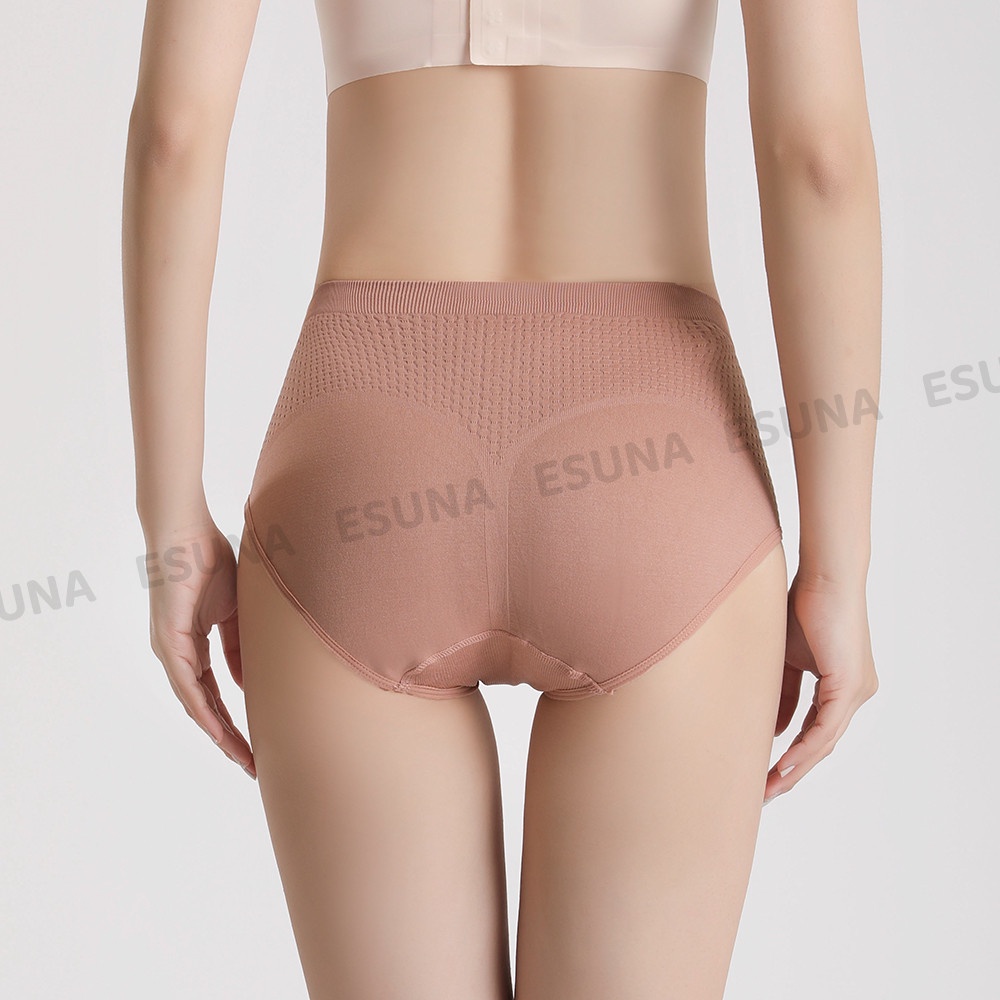 พร้อมส่ง ESUNA C0118# กางเกงในหญิงผ้านิ่ใส่สบาย กางเกงในผู้หญิงผ้าทอเอวต่ำ ผ้านิ่ไม่คัน คุณภาพด ราคา ถูกที่สุด ดีลบีเคเค แกลเลอรีภาพที่ 4