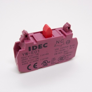 YW-E01 Idec CW Series Series Contact Block, 1NC