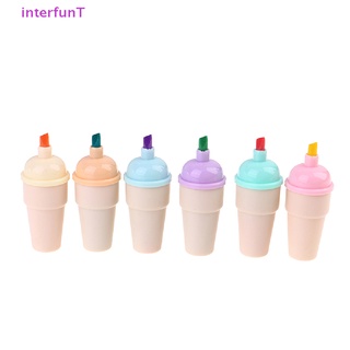 [InterfunT] ไอศกรีมคาวาอี้ สีแคนดี้ สําหรับโรงเรียน สํานักงาน 6 ชิ้น ต่อแพ็ก