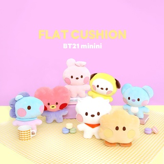 [BT21] พร้อมส่ง ตุ๊กตา Minini Flat Cushion