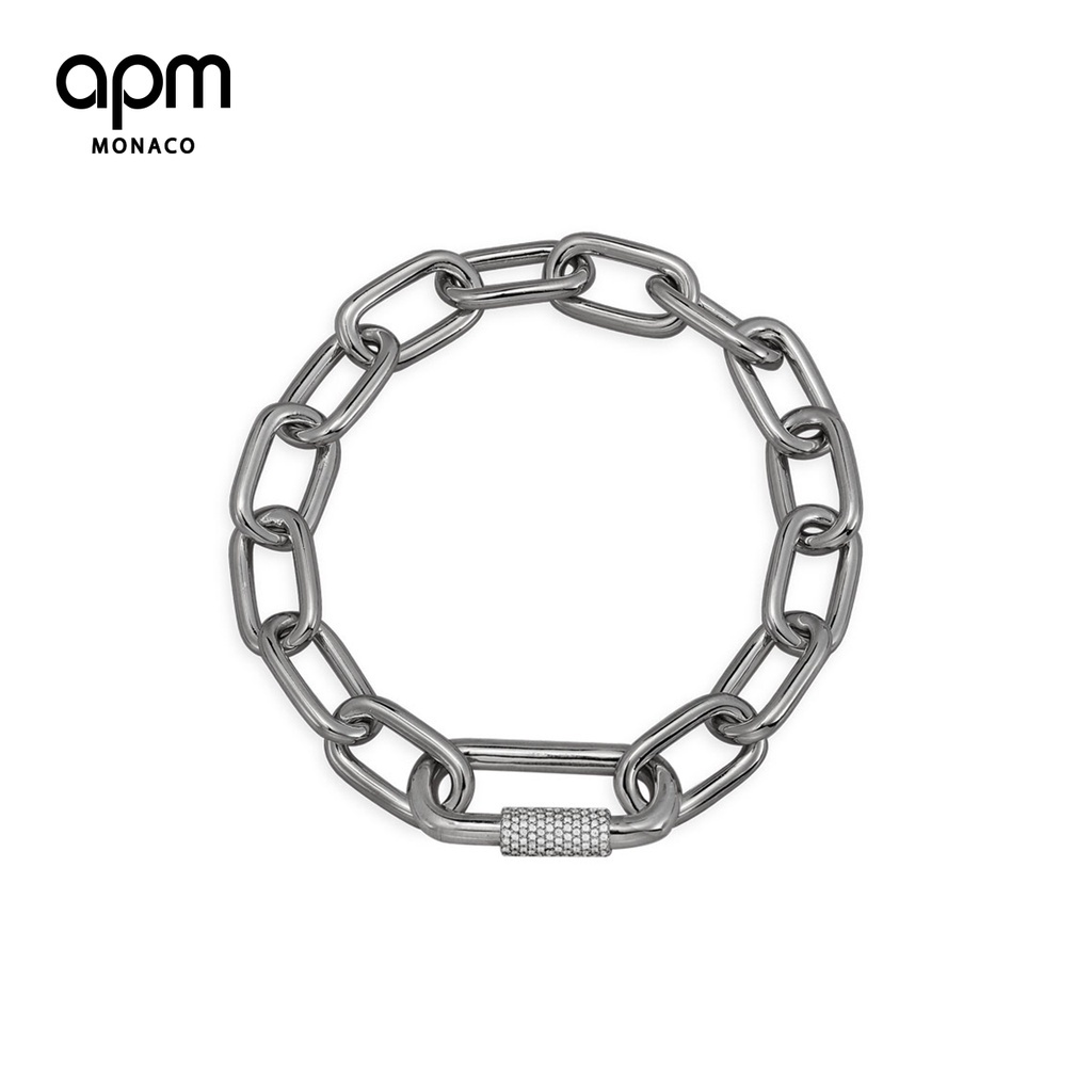 APM Monaco Love Chain สร้อยข้อมือคู่ผู้หญิง High-end Simple Light Luxury สําหรับแฟน