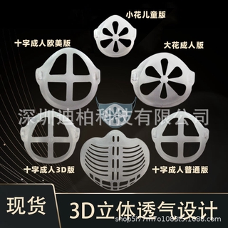 ตาข่ายรองหน้ากากอนามัย 3D ช่วยในการหายใจ