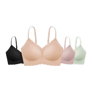 Jollynn Cloud Lycra Bra Free Size Braless บราโจลีน เสื้อในผู้หญิง เสื้อชั้นใน ฟรีไซส์