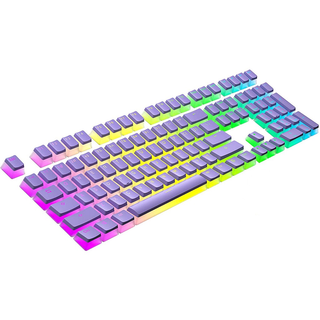 Lavender pudding keycap 108 Double Shot PBT pudding keycap Ansi/ISOOem