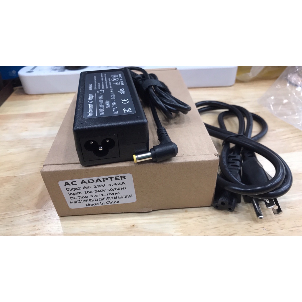 ส่งจากไทย Adapter จอ ACER 19V 3.42A หัวขนาด 5.5x1.7มม. อะแด๊ปเตอร์ สำหรับ จอเอเซอร์ พร้อมส่ง 3.42 A #7