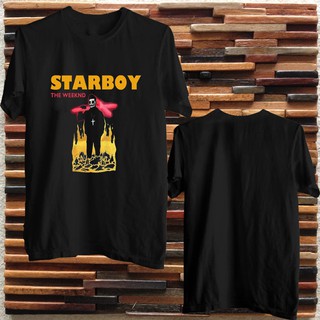 【100% cotton】เสื้อยืดพิมพ์ลาย The weeknd Tour limited Album merchandise