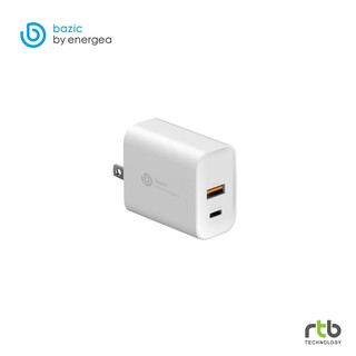 Bazic หัวปลั๊กชาร์จ Wall Charger (US) รุ่น GoPort PD30W PPS 2 USB - White