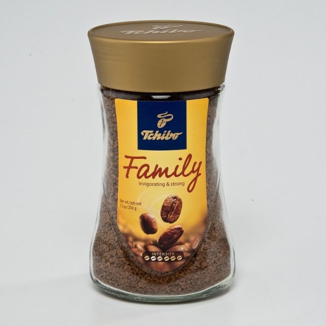 Tchibo Gold Family กาแฟ ทชิโบ โกลด์ แฟมมิลี่ ขนาด 200g/ขวด Coffee Intensity Invigorating Strong