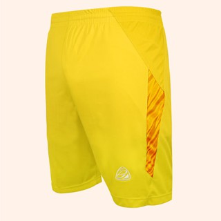 EGO SPORT EG7102 กางเกงฟุตบอลขาสั้นตัดต่อ สีเหลือง