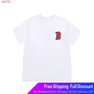 SKTT1 เสื้อยืดกีฬา MLB เสื้อยืด MLB LIKE รุ่น 31TSP1131 43W BOSTON RED SOX WHITE Sports T-shirt