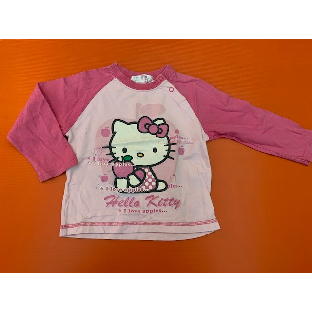 Hello Kitty  เสื้อเด็กผู้หญิง  มือสอง size  95  (อายุ 3-4 ขวบ)