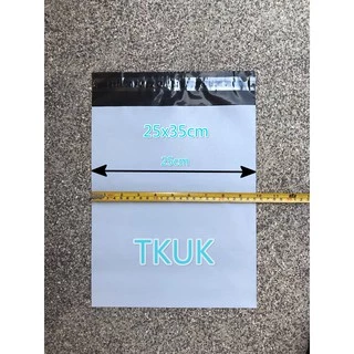 TKUK ซองพลาสติกไปรษณีย์คุณภาพ 25*35 ซ.ม. แพ็คละ 100 ใบ