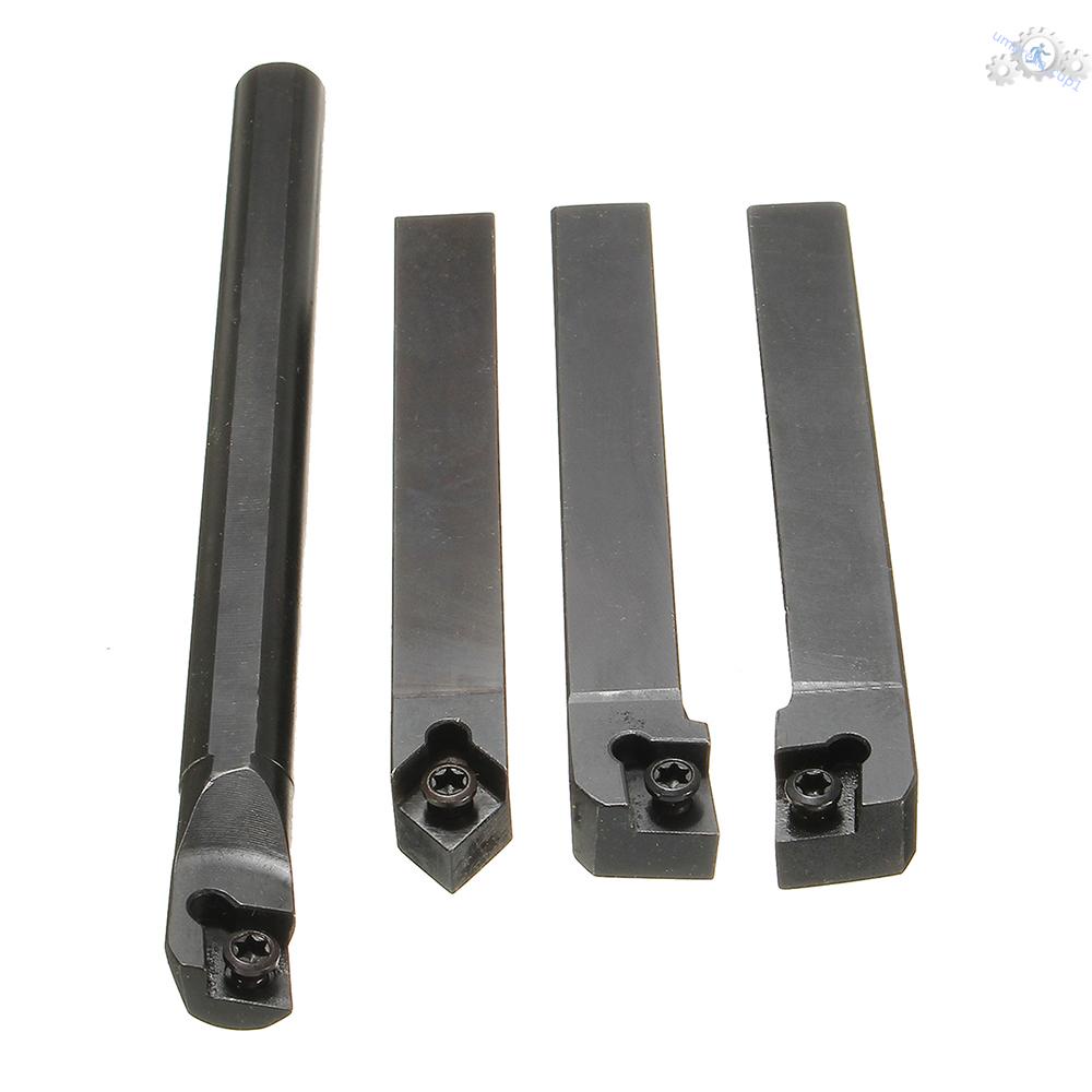 VerRich - Utensili per tornitura, S12M SCLCR09/SCLCR1212H09/SCLCL1212H09/SCMCN1212H09 Barra di foratura per tornitura con 10 inserti CCMT09T304