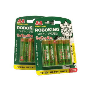 โรโบคิง ถ่าน AA / AAA ถ่านไฟฉาย ถ่านแมงกานีส ตราโรโบคิง ขนาด 1.5V ถ่าน ROBOKING