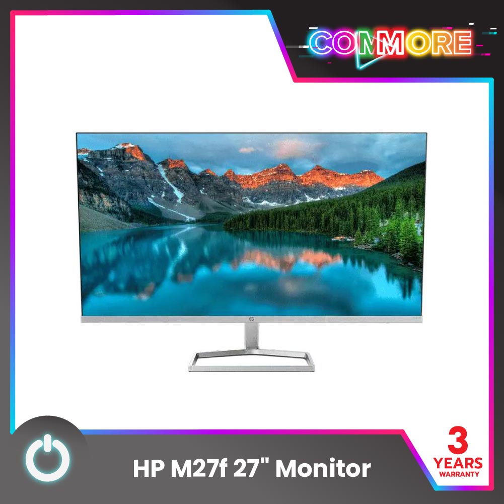 HP M27f 27" Monitor (จอคอมพิวเตอร์) ความละเอียด 1920 x 1080 75Hz