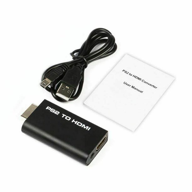 พร้อมส่ง ตัวแปลง PS2 to HDMI Converter ช่วยให้ภาพชัดขึ้น ภาพไม่เเตกจร้า PS2 HDMI ภาพชัดขึ้นกว่าสาย PS2 เป็น HDMI