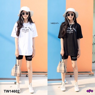 เซท2ชิ้น  เสื้อคอกลมแขนสั้น+กางเกงเลคกิ้งขาสั้น