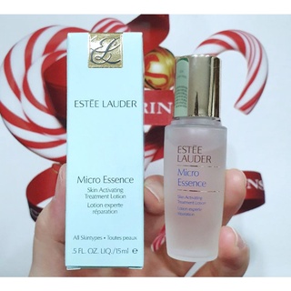 เอสเซนส์โลชั่นบำรุงผิวหน้า แท้💯%Estee Lauder Micro Essence Skin Activating Treatment Lotion 15ml. มีฉลากไทย