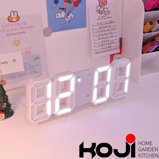 แหล่งขายและราคานาฬิกาดิจิตอล นาฬิกา LED นาฬิกาตั้งโต๊ะ แขวนผนัง  LED Digital Wall Clock สไตล์มินิมอลอาจถูกใจคุณ