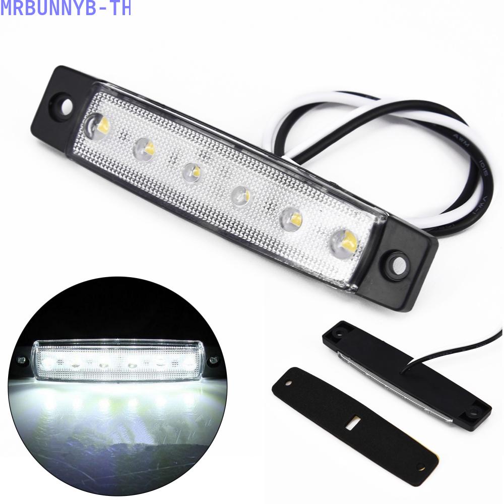 2 x LED 12V Side Amber Marker Lights Lamps Truck Bus Lorry LKW Camper Van Chrome