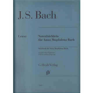 BACH - NOTE BOOK FOR ANNA MAGDALENA BACH (URTEXT)