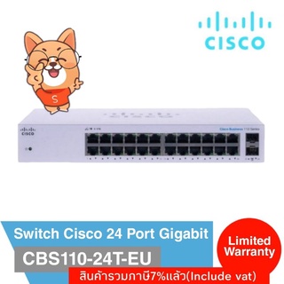 Switch Cisco 24 Port Gigabit CBS110-24T-EU (Metal Case)