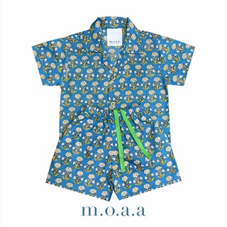 Mahal Playsuit in Ocean | Moaa Collection