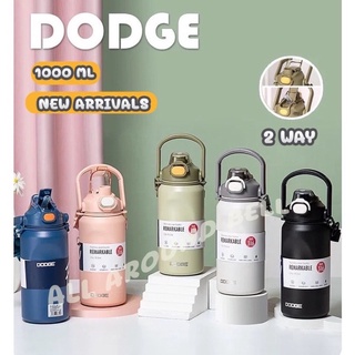 กระบอกน้ำเก็บอุณหภูมิ DODGE ขนาด 1000 ML แบบ 2 ทิศทาง