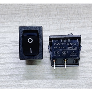 Switch สวิท สวิทหน้าแท่นปรี 220V. รุ่นไม่มีไฟ SWITRONIC