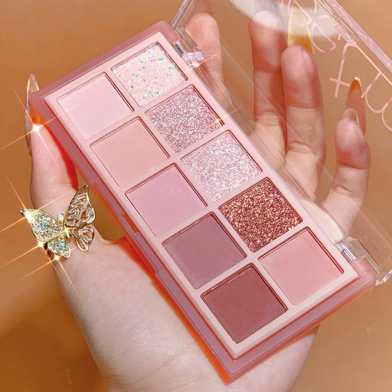 อายแชโดว์พาเลทชิมเมอร์กันน้ํา 10 สี No.Sweetmint 10 สี thumbnail 4