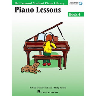 หนังสือเรียนเปียโน PIANO LESSONS BOOK 4 – BOOK WITH ONLINE AUDIO Hal Leonard Student Piano Library