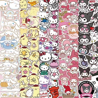 สติ๊กเกอร์ลายการ์ตูน Kuromi Cinnamoroll กันน้ํา 50 ชิ้น / ชุด