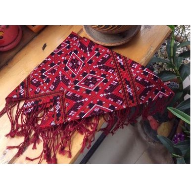 ผ้าแพรมนพิมพ์ลาย ผ้าคาดหัว ผ้าโพกหัว ขนาด32*32 ซม. พร้อมส่ง