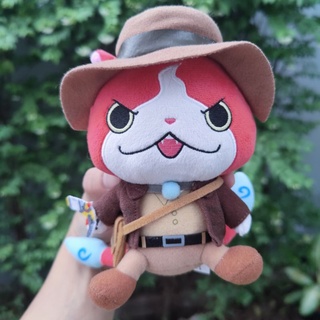 ตุ๊กตา โยไควอช #Yokai Watch Jibanyan Treasure Yorozumart Bandai ขนาด6นิ้ว ราคาebayสูงมาก ลิขสิทธิ์แท้ ใส่ชุดนักล่าสมบัติ