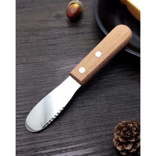 ที่ตัดเนย ด้ามไม้  Butter Knife With Wooden Handle