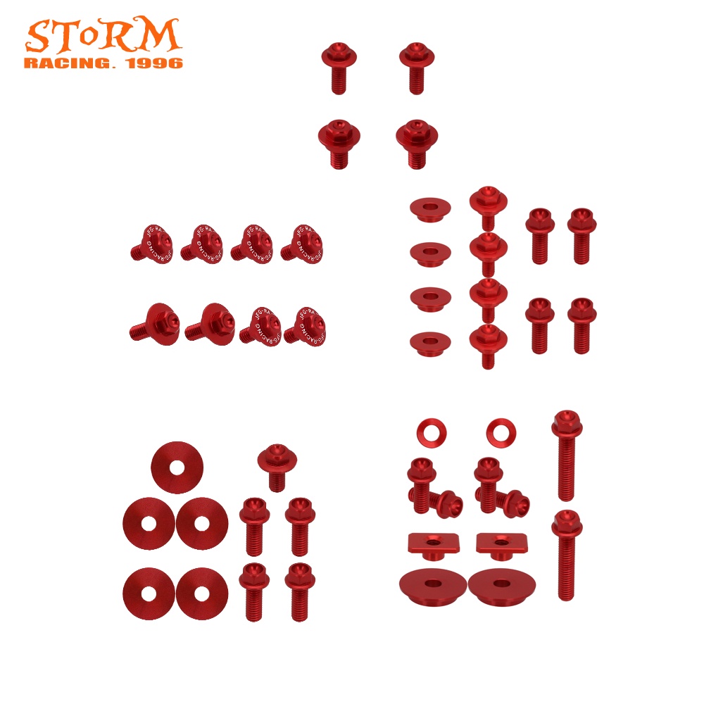 CNC Motorcycle M6*16 Seat Side Panels rear front fender Screw For Honda CRF450R CRF 450R 450 R  2005