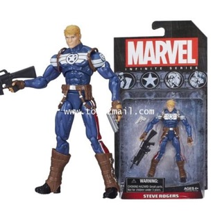 [RARE] HASBRO MARVEL INFINITE 2014 : STEVE ROGERS (SUPER SOLDIER) ของใหม่ ในแพค ของแท้ 100%