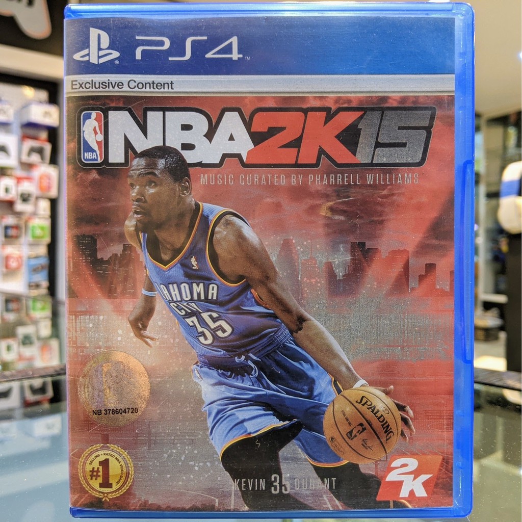 (ภาษาอังกฤษ) มือ1 NBA 2K15 แผ่นเกม PS4 แผ่นPS4 (เล่น2คนได้ NBA2K15 NBA 2015 เกมกีฬา เกมบาส Basketball)