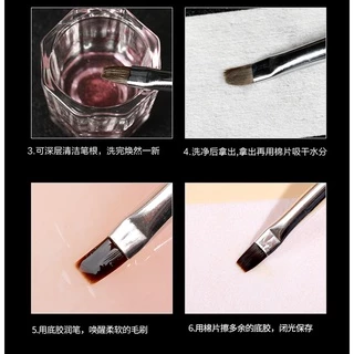 น้ำยาล้างพู่กัน AS Nail Brush Cleanser 60ml