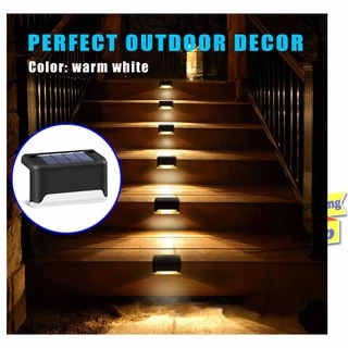 Solar light 1 LED ติดบันไดหน้าบ้าน ไฟเหลือง *