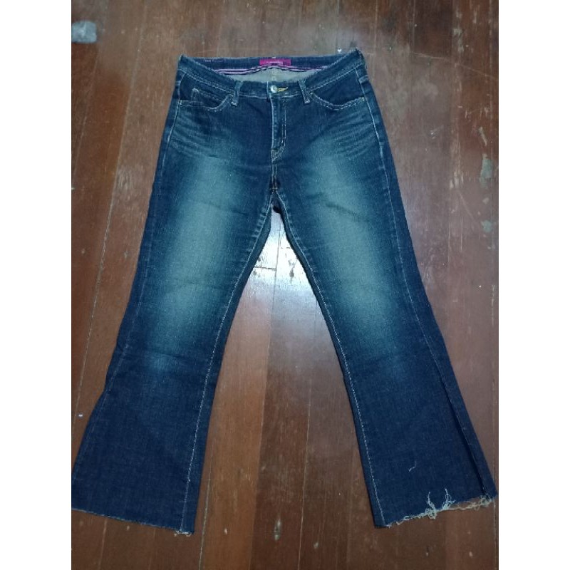 กางเกงมือสอง Edwin ขาม้าตัดปลาย