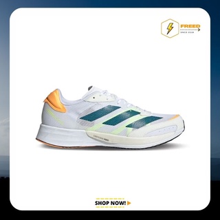 Adidas Adizero Adios 6 "White" รองเท้าวิ่งผู้ชาย รองเท้าวิ่งมาราธอน รองเท้าวิ่งอาดิดาส