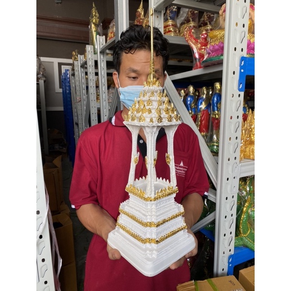 บุกษก มณฑป สูง23นิ้ว สำหรับใส่พระธาตุหรือพระขนาดเล็ก
