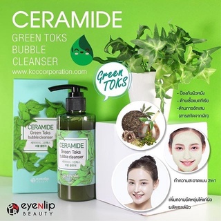 Eyenlip Ceramide Green Toks Bubble Cleanser 200ml.