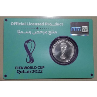 เหรียญเงินที่ระลึก ฟุตบอลโลก 2022 ที่กาตาร์ ของแท้ FIFA World Cup 2022 Official Licensed Product