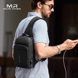 MARK RYDEN กระเป๋าสะพายไหล่แฟชั่น กันน้ํา กันขโมย เหมาะกับผู้ชาย สําหรับ tablet 9.7 นิ้ว