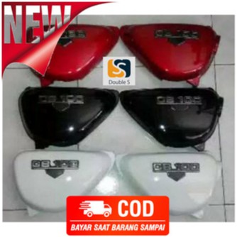 ฝาครอบกล่องแบตเตอรี่ CB 100 + มาตรฐานต้นฉบับ THICK MATERIAL EMBLEM