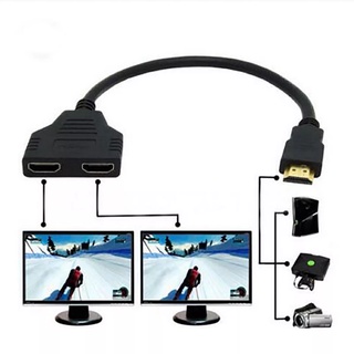 HDMI CABLE 1:2 out (1080P) สายยาว 28.6CM